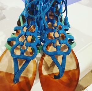 EMILIO PUCCI SUEDE SANDALS